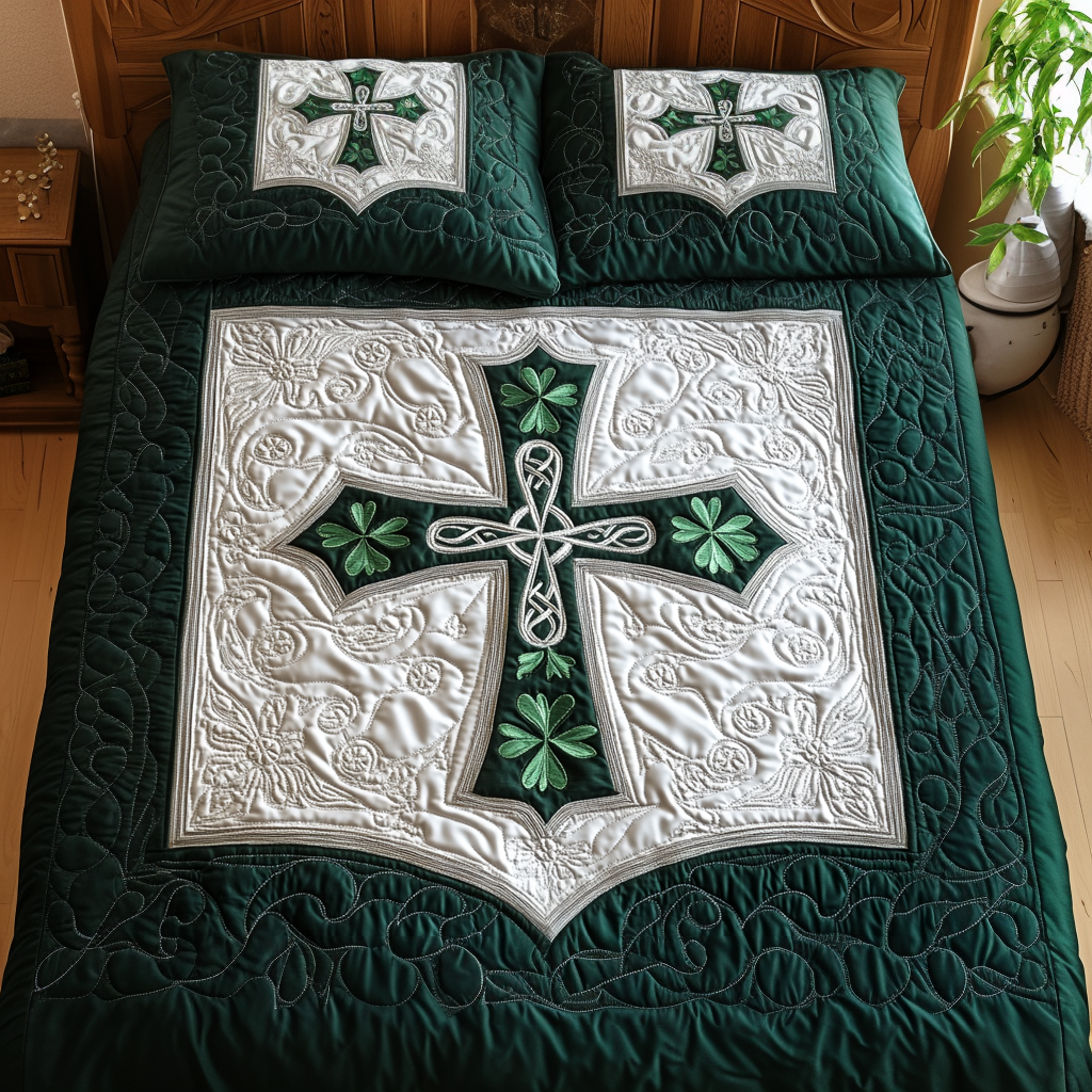 Tree Of Life 3-Piece Quilted Bedding Set NCU0VT71