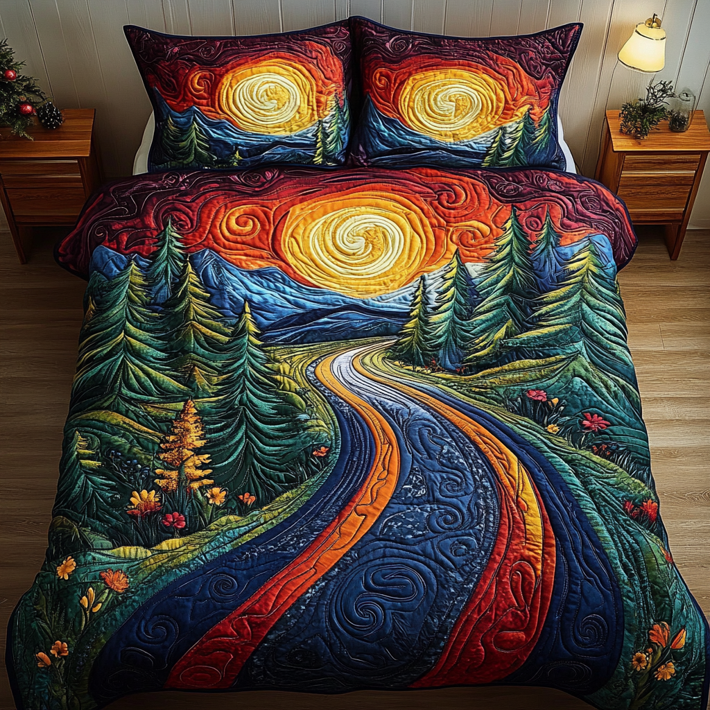 Sunshine 3-Piece Quilted Bedding Set NCU0VT94