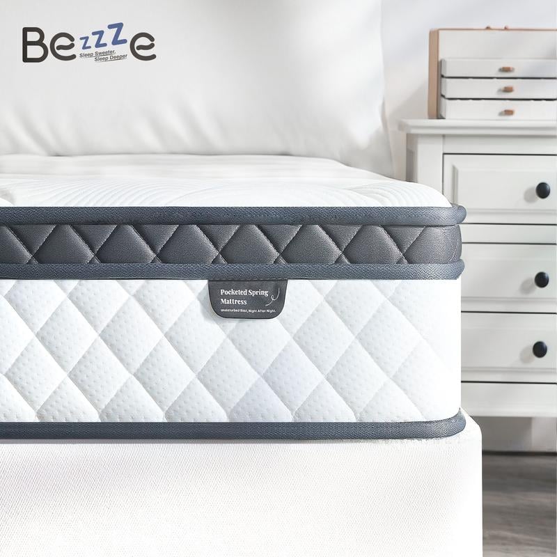 🎉Last day clearance sale!🛏️Mattress 10-12 Inch Hybrid Mattresses in a Box